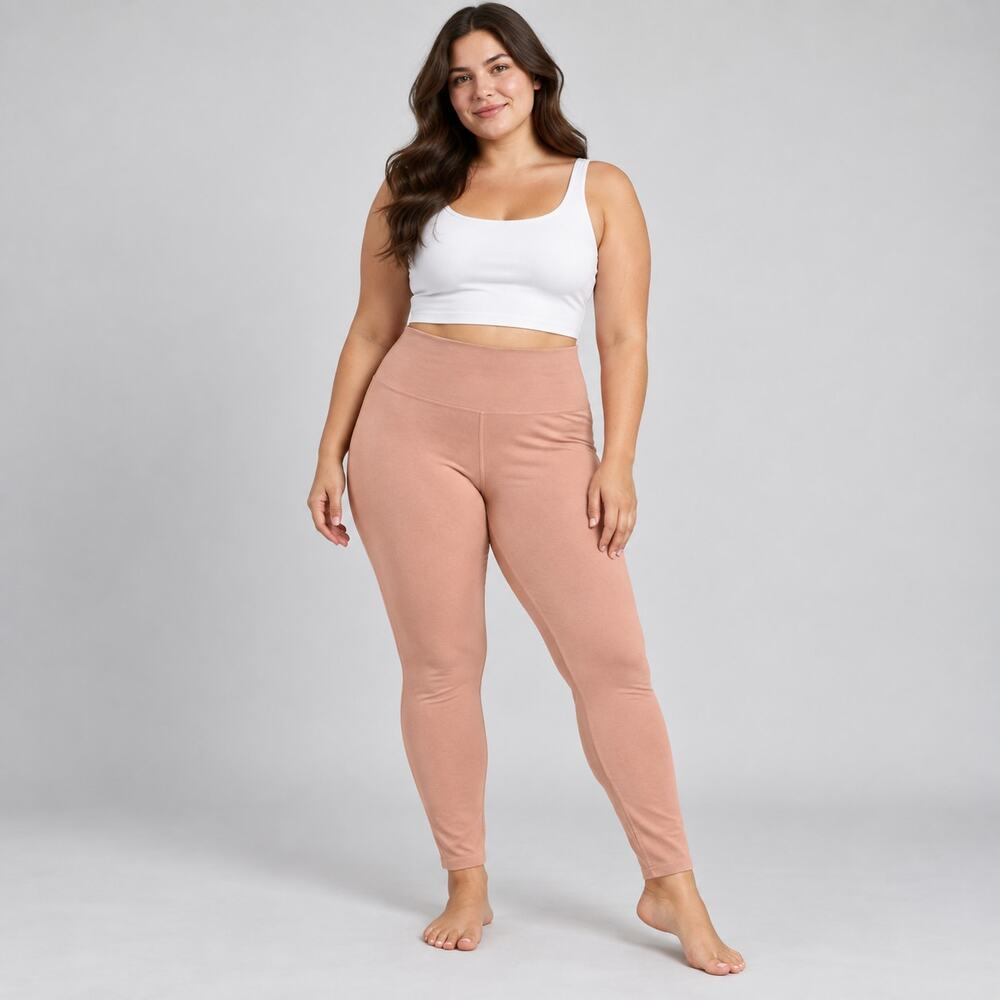 MATE The Label Rose Organic Cotton Stretch Full Length Leggings XL